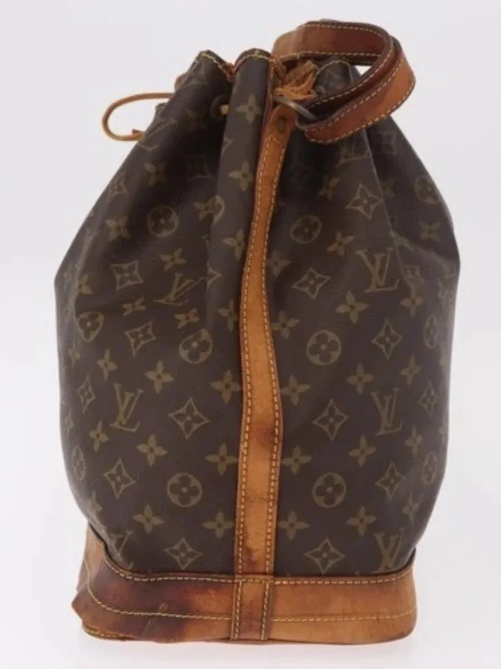 LOUIS VUITTON Monogram Noe Shoulder Bag M42224 LV Auth bs31904